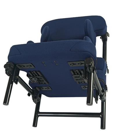 Bio ST Custom Solid Seat Insert, 1/2" HDPE, a 2” medium density foam pkg., zippered Neoprene cover, steel mtg hdwr