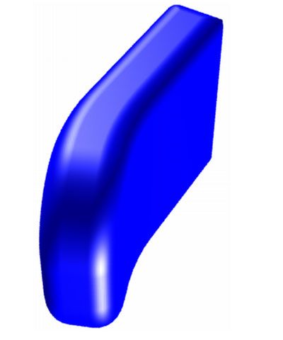Contoured Lateral Trunk Support Pads, pair