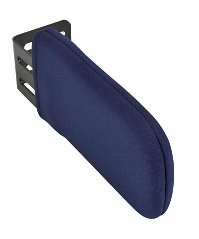 Flat Lateral Hip/Thigh Support Pads, from Back, pair