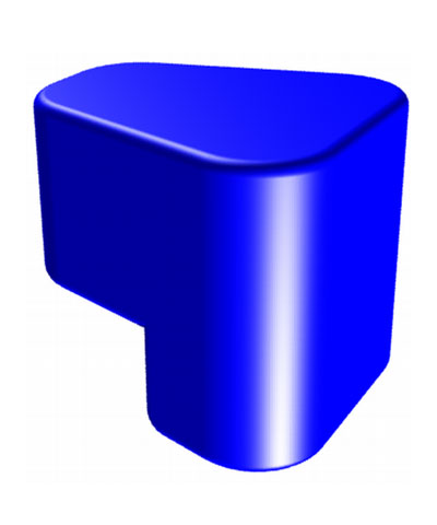 L-shaped Wedge Medial Knee Support, Pad only (pommel)