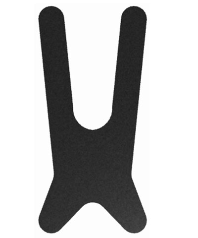 BioForm Semi-Stretch (Black Reverse Dartex) Standard Anterior Trunk Support
