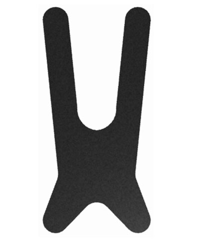 BioForm Non-Stretch (Color Vinyl) Standard Anterior Trunk Support