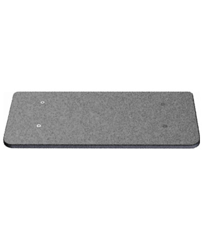 BioForm Double Leg (1 piece) Fixed Footplate, for 20” Wheelchairs