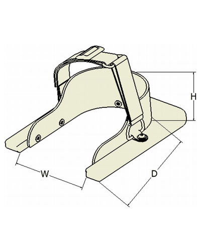 BioForm Solid Heel Cups and Straps w/ Velcro