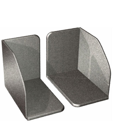 BioForm Single Leg Footbox, Hardware to secure from Seat Pan, for 14” Wheelchairs (pair)