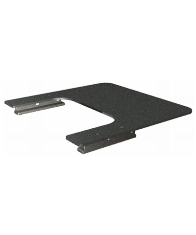 BioForm Upper Extremity Support Tray, 3/8" Black Sanalite, Slides & Belt