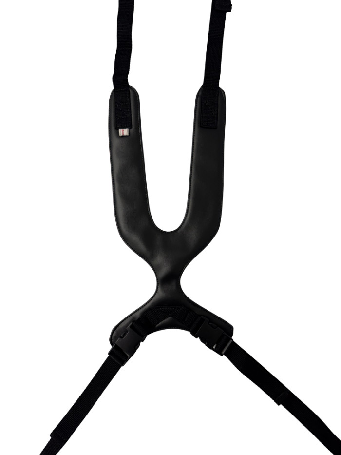 BioForm Non-Stretch (Black Vinyl) Low-Profile Anterior Trunk Support