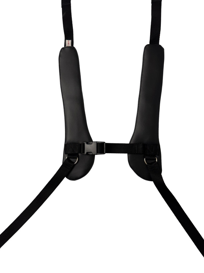 BioForm Non-Stretch (Black Vinyl) “H”-Style Anterior Trunk Support
