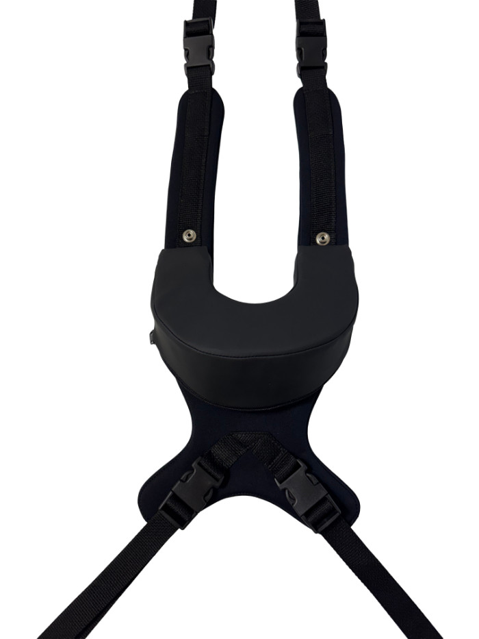 BioForm Stretch (Black Neoprene) Anterior Trunk and Head Support Combo